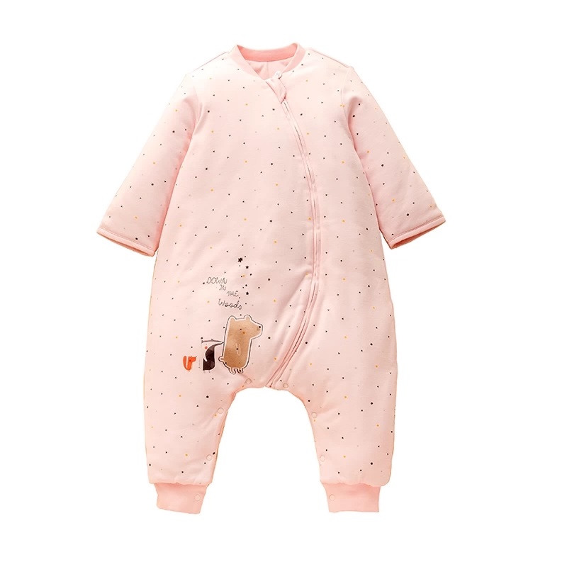 gb好孩子婴儿睡袋宝宝春夏款防踢被儿童四季通用分腿防惊跳睡袋 110元