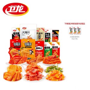 【25.9任选7件】卫龙爆款零食组合领券随心配素毛肚魔芋爽