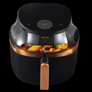 飞利浦空气炸锅家用新款大容量可视免翻面电炸锅多功能电烤箱烹饪