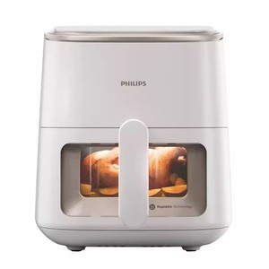 飞利浦空气炸锅4L家用新款大容量可视免翻面电炸锅多功能烤箱官方