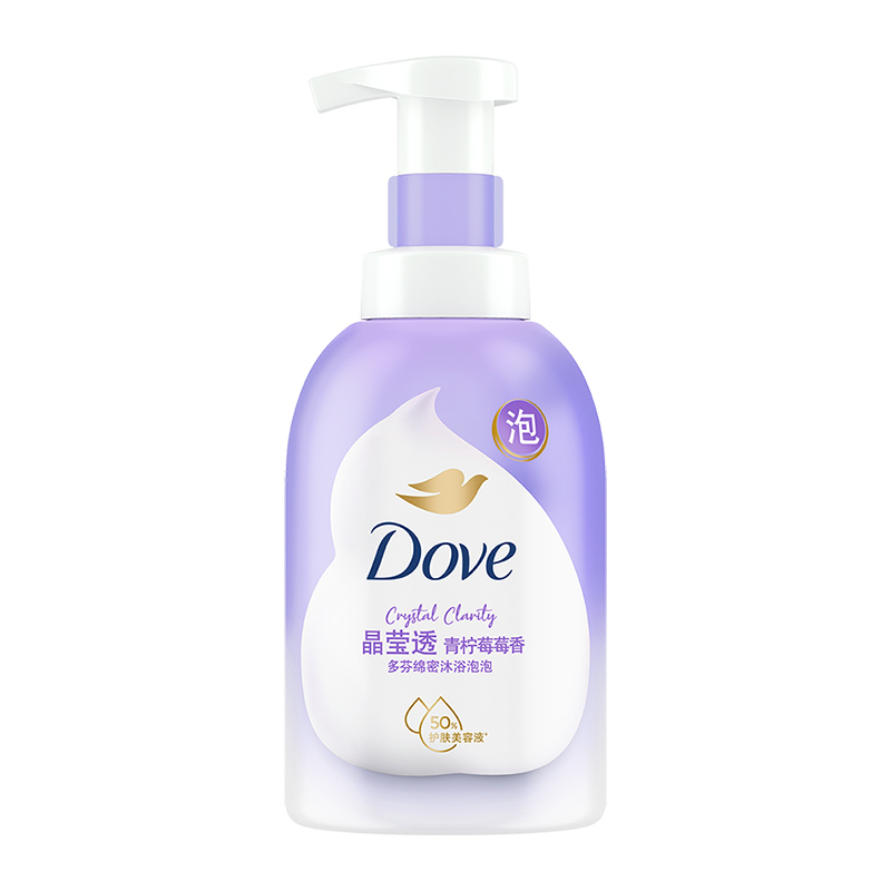 Dove多芬青柠莓莓香绵密沐浴泡泡400g持久留香滋润保湿温和清洁 20.5元