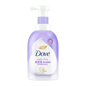 Dove多芬青柠莓莓香绵密沐浴泡泡400g持久留香滋润保湿温和清洁