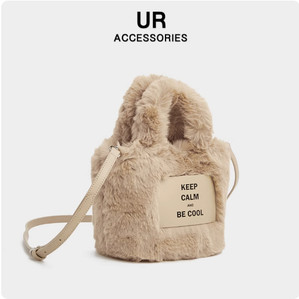 UR女包2025新款大容量包包日常通勤hobo斜挎包时尚软皮单肩包大气