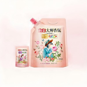 立白大师香氛洗衣液装持久留香天然洁净柔顺护衣1kg