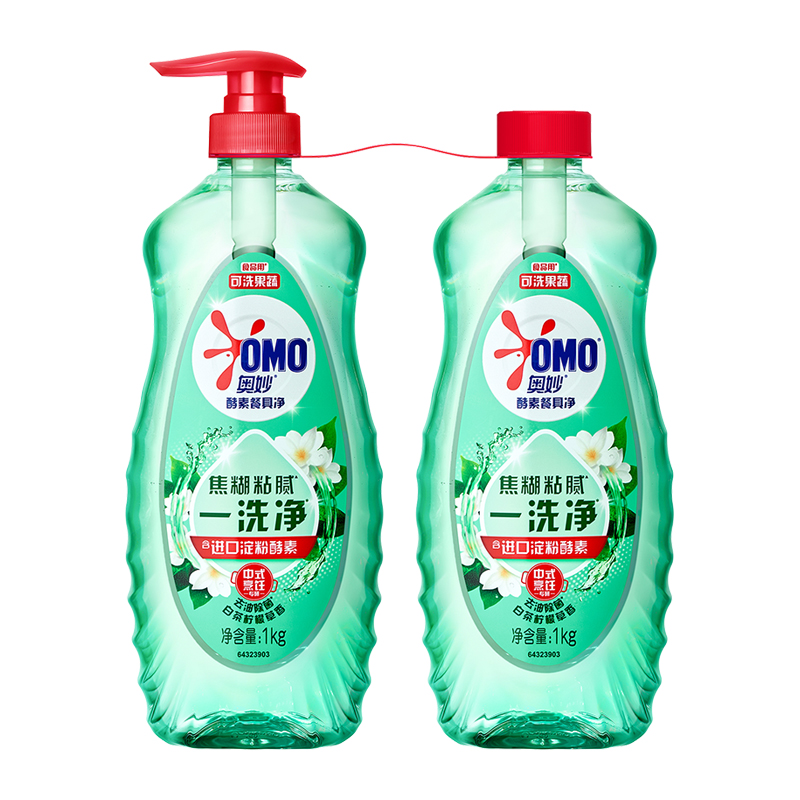 奥妙酵素餐具净白茶柠檬草香型洗洁精 12.1元