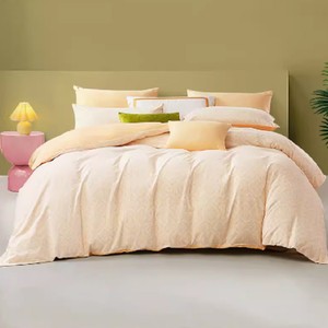 富安娜磨毛四件套全棉纯棉加厚保暖被套床单秋冬季床上用品三件套