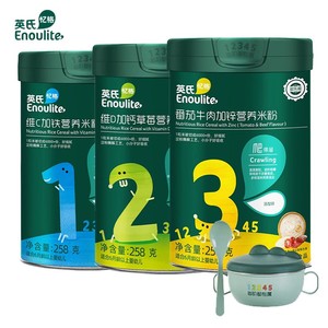 英氏米粉婴儿高铁米糊一阶营养米粉宝宝辅食官方旗舰店米粉同品