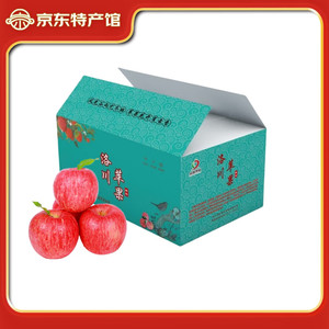 洛川苹果 红富士 源头直发新果礼盒当季 净8.6斤中果 单果160-200g