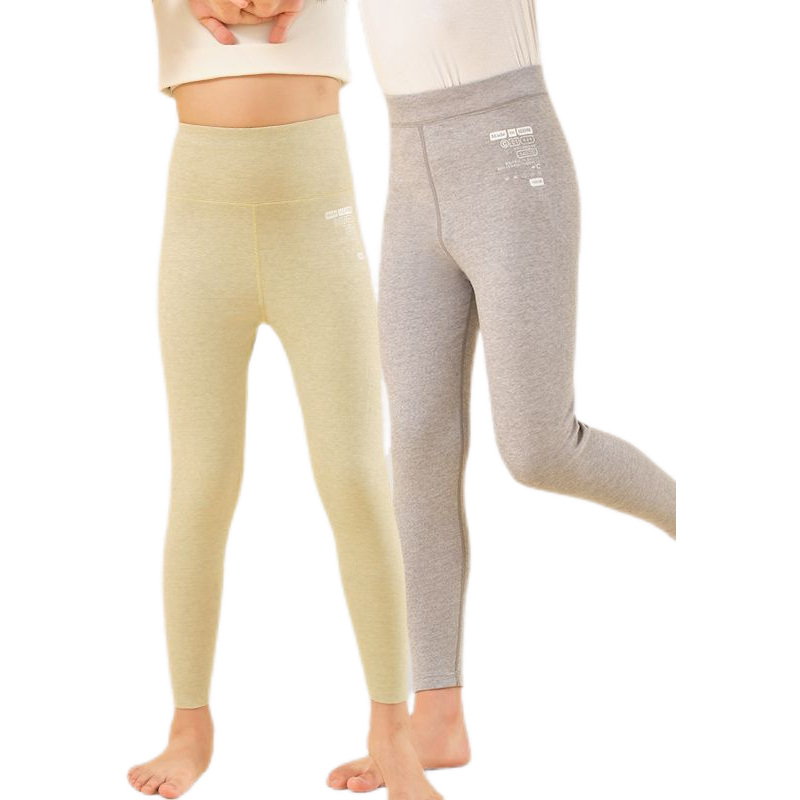 红豆儿童羊毛高腰裤子男童秋冬保暖女童加厚棉裤加绒绒裤秋裤底裤 29.4元