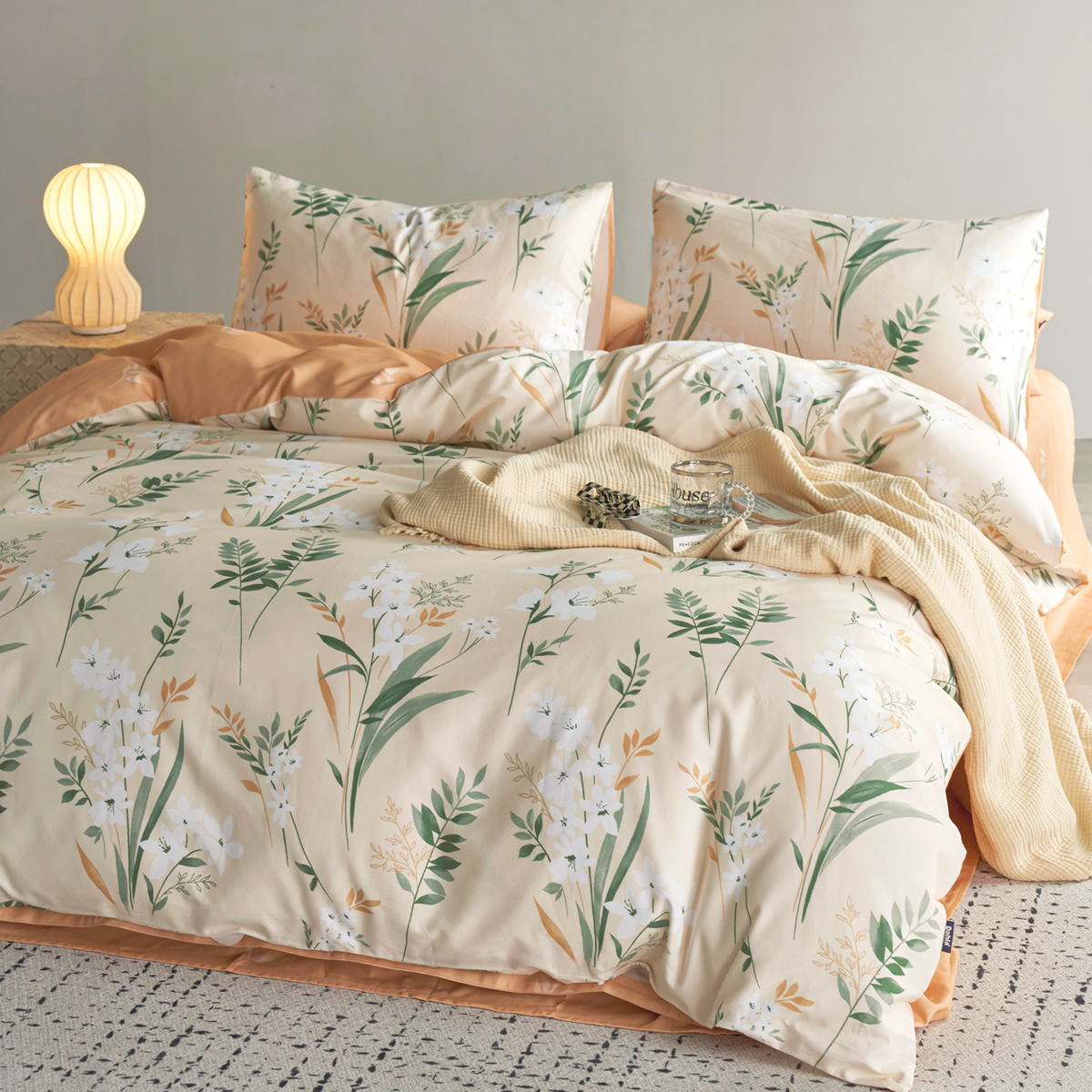 多喜爱四件套全棉纯棉ins风学生宿舍三件套床单被套床笠床上用品 159元