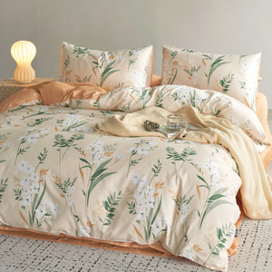 多喜爱四件套全棉纯棉ins风学生宿舍三件套床单被套床笠床上用品