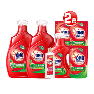 奥妙除菌除螨活性酵素 超凡去污 桉树艾草洗衣液8.46KG*2