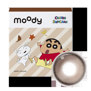 4H秒杀moody美瞳疯狂动物城2合作尼克棕彩色隐形眼镜日抛10片