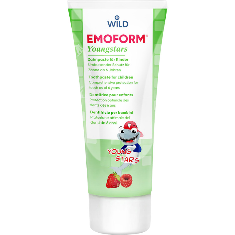 Wild怀尔德瑞士进口儿童牙膏6-12岁换牙期含氟防蛀固齿学生不辣口 103.2元