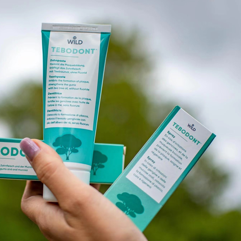 Wild怀尔德瑞士进口茶树油牙膏平衡菌群清新口气滋养牙龈正畸护理 110.2元