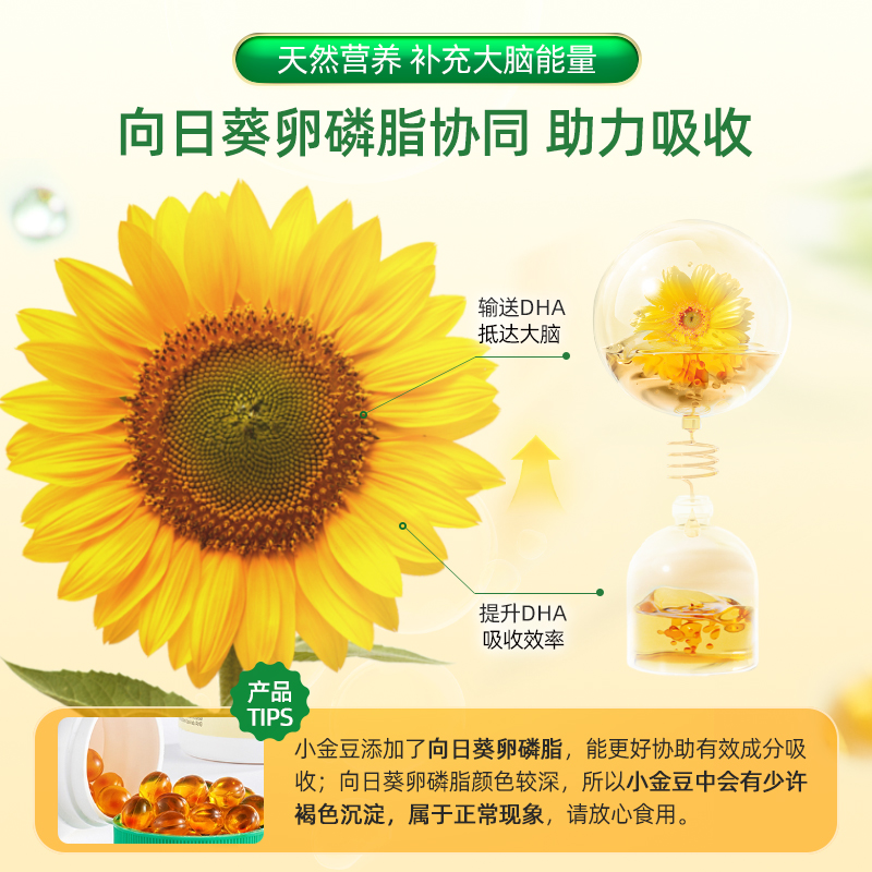 童年时光Childlife宝宝儿童婴幼儿软胶囊海藻油DHA非鱼油护眼补脑 405.28元