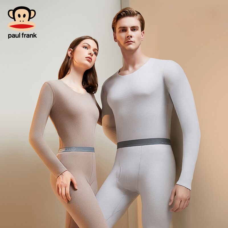 大嘴猴保暖内衣男士加厚加绒秋衣秋裤女士线衣线裤无痕棉毛衫冬季 59.4元