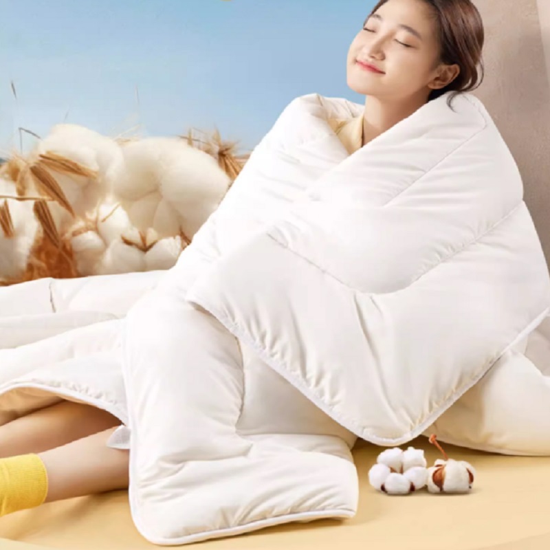 富安娜棉花被新疆全棉被子四季被纯棉絮被芯春秋被宿舍被褥冬被 199元