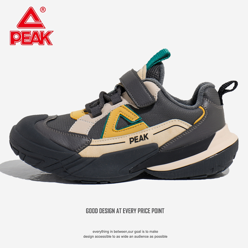 Peak/匹克男女童鞋秋冬运动二棉加绒加厚保暖防滑轻便运动休闲鞋 159元