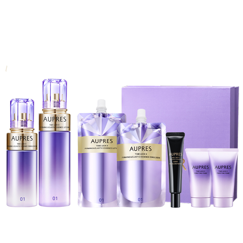 【立即抢购】欧珀莱时光锁紧致弹润精华水乳套装保湿抗皱 430元