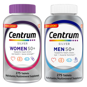 Centrum善存海外官方旗舰店中老年女性男性复合维生素vc营养275粒