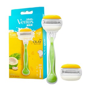 吉列维纳斯venus椰椰刀脱毛刀滋润型女士刮毛刀脱毛刀剃毛刀女士