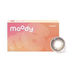 moody疯狂动物城硅水凝胶美瞳定轴高光月抛彩色隐形眼镜zb