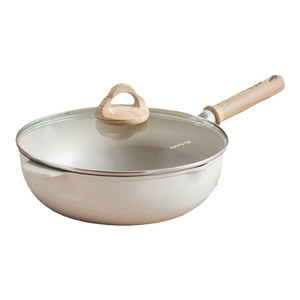 九阳不粘锅炒锅电磁炉专用炒菜锅家用平底锅麦饭石色官方旗舰店炊