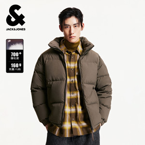 【精选】杰克琼斯秋冬新款舒适常规版型渐变设计羽绒外套男装4