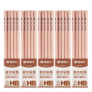 晨光黑木铅笔粗芯3.2mm高颜值黑杆量贩装小学生专用高端黑木一年级hb安全无毒幼儿园2B儿童练字无铅毒不易断