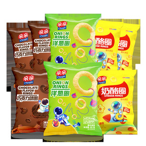 亲亲鲜虾片大包虾条洋葱巧克力圈办公室零食网红休闲食品膨化礼物