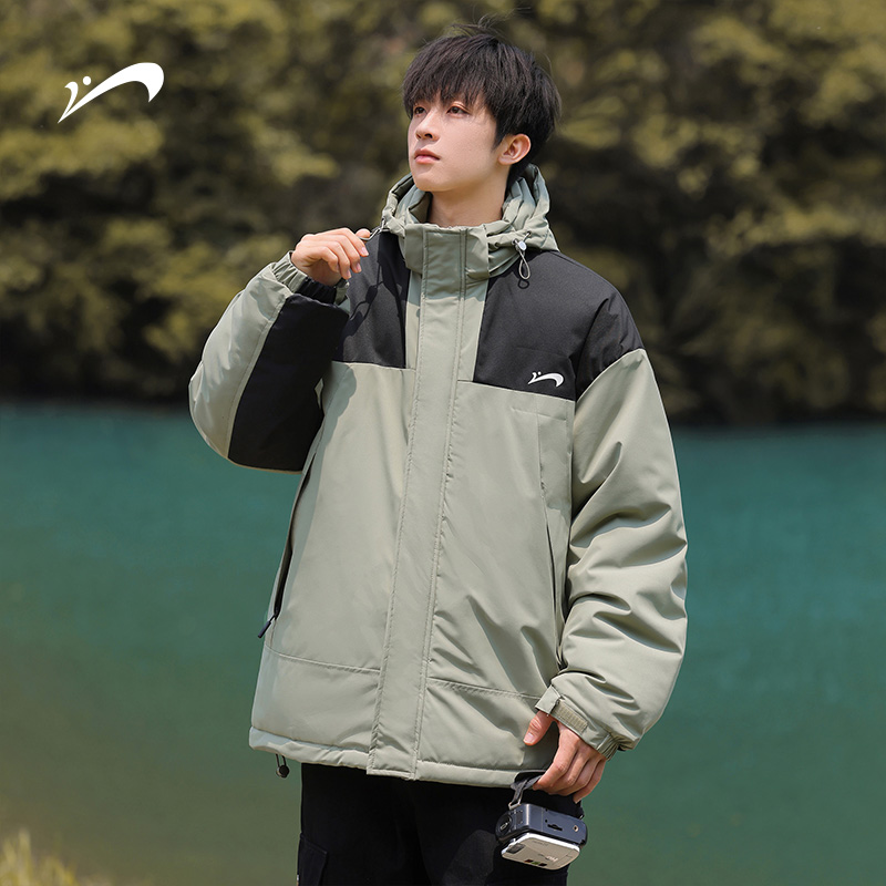 贵人鸟冲锋棉服2025冬季新款加厚保暖情侣棉衣外套防寒冬装 149元