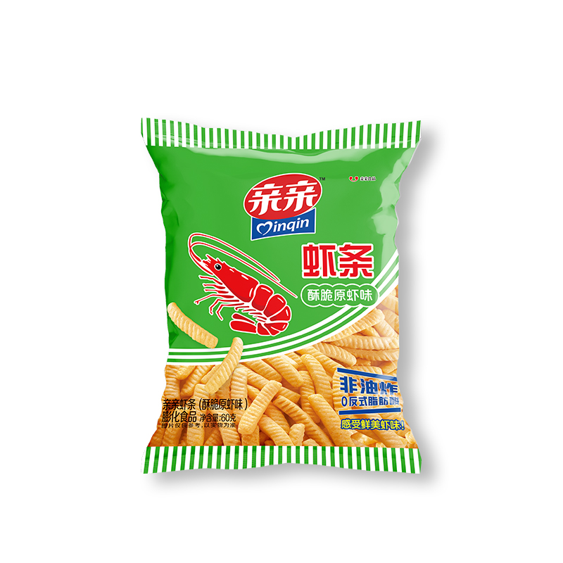 亲亲虾条大包鲜虾片薯片网红经典休闲办公室儿时记忆小零食一整箱 15.9元