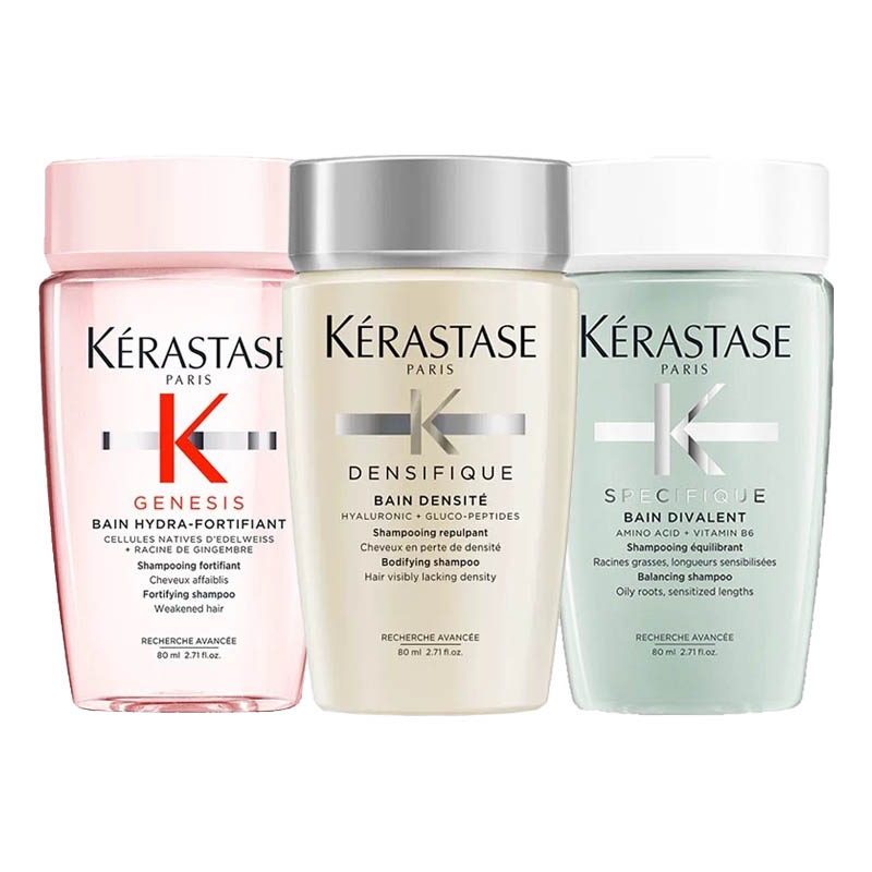 【自营】【包邮】卡诗元气姜白金双重洗发水丰盈蓬松去油80ml*3 82元