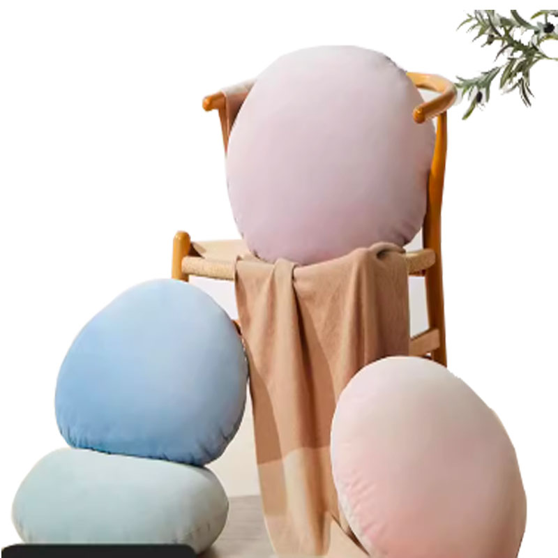 网易严选日式蓬软太鼓抱枕靠垫沙发床头靠枕居家枕办公室腰靠多色