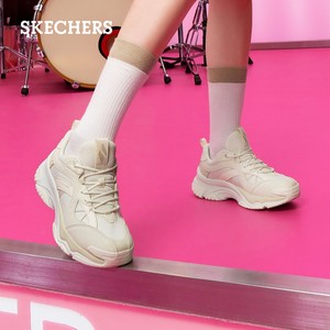 斯凯奇官方outlets漫月鞋厚底情侣款休闲女鞋运动鞋跑鞋新品女