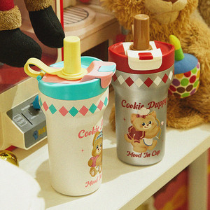 物生物保温杯陶瓷内胆吸管保冷水杯女2025新款高颜值水壶咖啡杯子