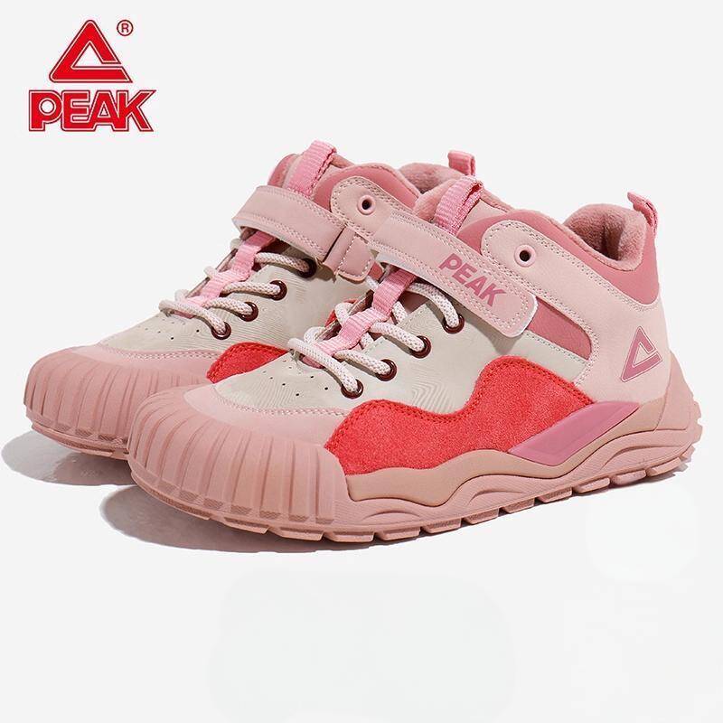 Peak/匹克男女童雪地靴加绒加厚大棉鞋保暖防水防滑运动保暖护膝 149元