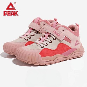 Peak/匹克男女童雪地靴加绒加厚大棉鞋保暖防水防滑运动保暖护膝