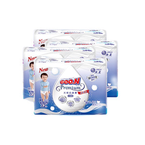 大王升级天使精萃全尺码4包短裤尿裤婴儿超薄棉柔透气干爽拉拉裤