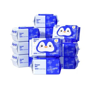 【下拉详情领补贴】德佑湿厕纸金盏花洁厕湿纸巾家庭实惠装厕纸巾