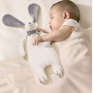 澳贝安抚巾兔新生婴儿安抚玩偶懒羊羊毛绒玩具可入口宝宝哄睡神器