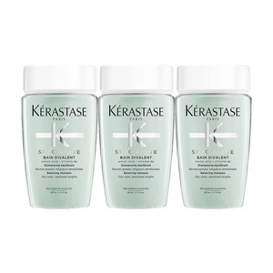 【自营】卡诗洗发水双重功能80ml清爽控油无硅油洗发露*3