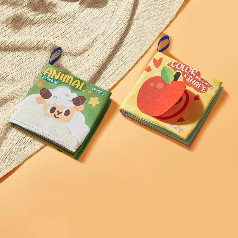 澳贝尾巴布书婴儿可啃咬撕撕书宝宝早教益智玩具启蒙生日周岁礼物