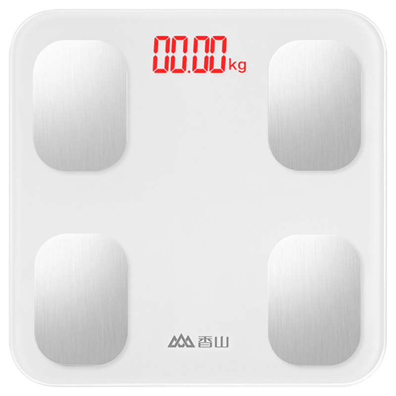 香山精准电子秤体重秤家用体脂秤充电智能测脂减肥专用人体秤小型 24.9元