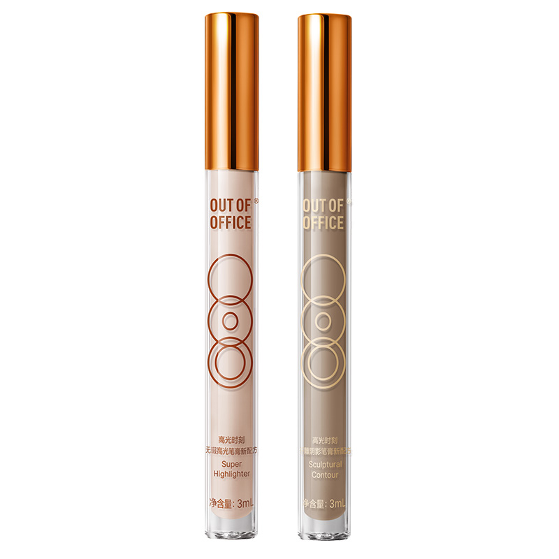 OUT OF OFFICE哦野高光笔膏液体修容棒OOO哑光高光提亮液面部鼻影 45元
