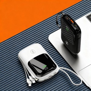 2025新款充电宝3c认证可上飞机20000毫安超级快充大容量超薄小巧便携自带线移动电源适用苹果17华为小米专用