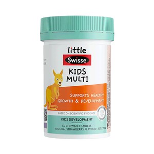 【自营】Swisse斯维诗儿童复合维生素钙铁锌维生素c维生素b60片