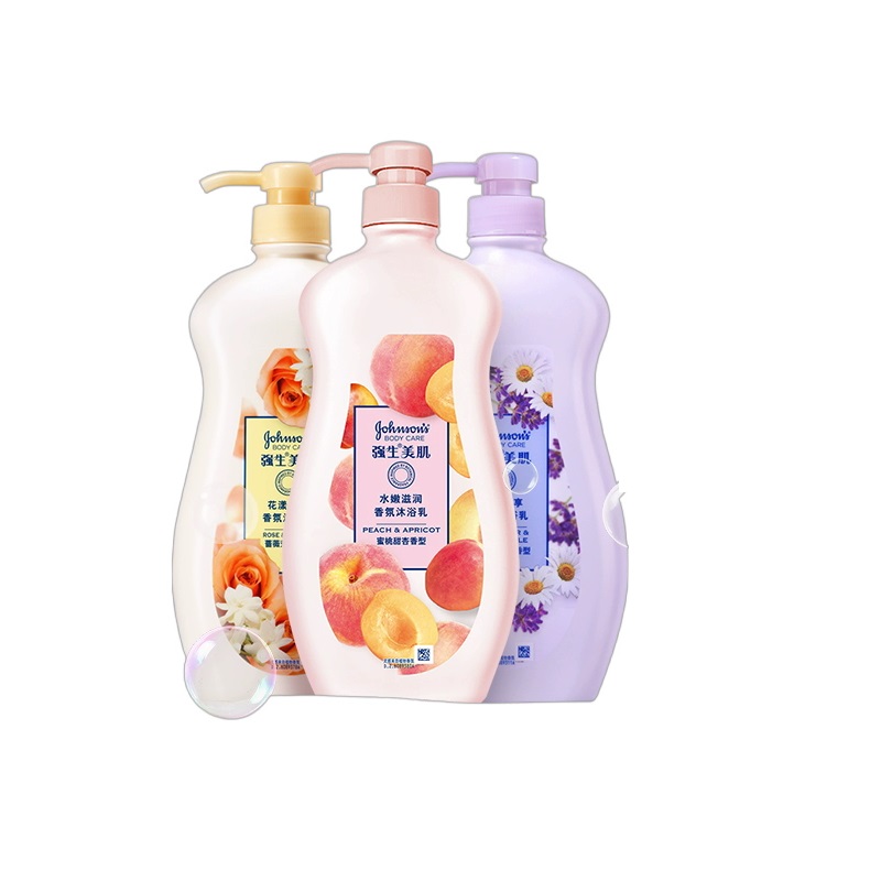 【交个朋友】强生美肌蜜桃茉莉沐浴露水嫩清洁持久留香家庭装 69.9元