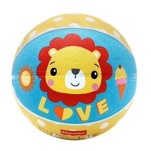 费雪小皮球儿童篮球1岁宝宝初学拍拍球幼儿园专用球婴儿玩具球类